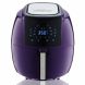 GoWISE USA 5.8-Quart 8-in-1 Electronic Programmable Air Fryer (Plum) - 0