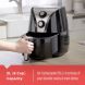 BLACK+DECKER Purifry 2-Liter Air Fryer, Black/Silver, HF110SBD - 2