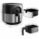 Costway 3.5QT Electric Stainless Steel Air Fryer Oven Oilless Cooker 1300W Auto Shut Off - 1