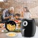 1500W 4.8QT Hot Air Fryer Oilless w/LCD Screen Timer & Temperature Control Black - 2