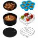 Cosori Air Fryer Accessories(C137-6AC), Set of 6, Fit All Brands Air Fryer 3.7, 4.2, 5.3, 5.5, 5.8 QT - 0