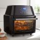 BrylaneHome 16-Lt. Air Fryer Oven, Black - 0