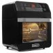 Barton Premium 1600W Electric Air Fryer Oven Cooker 16-Function Menu Setting LCD Display, Black - 1