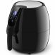 Costway 1500W Electric Air Fryer 4.8 Quart Touch LCD Screen Black - 0