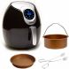 Refurbished Power Air Fryer XL AF-530-5.3 5.3 QT Deluxe Black - 0