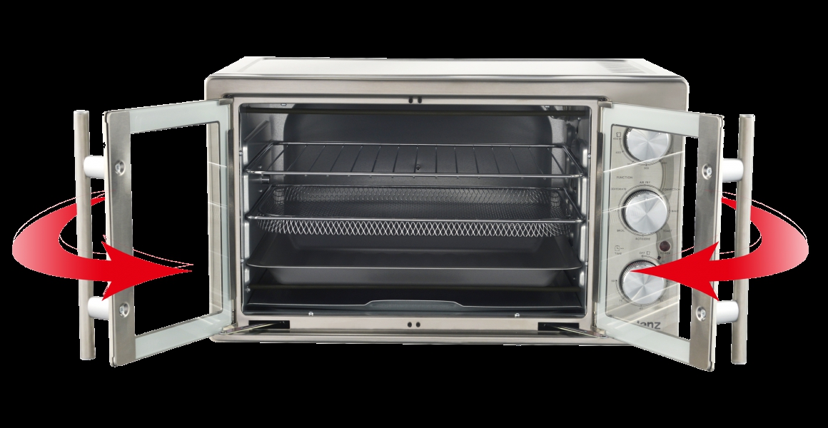 Galanz 1.5 Cu.Ft Digital French Door Toaster Oven with Air Fry Technology,  Stainless Steel Stainless Steel GFSK215S2EAQ18 - Best Buy