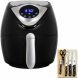 Deco Chef 3.7QT Electric Oil-Free Digital Air Fryer for Healthy Frying (DAIRFR) w/ Home Basics 5-Piece Knife Set with Cutting Board - 0