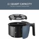 Elite Gourmet 2.1qt Hot Air Fryer with Adjustable Timer and Temperature for Oil-free Cooking, Blue Grey - 3