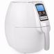 3.7 Quart Digital Air Fryer Oil-Less w/ Recipes Book, 1500W - White - 0