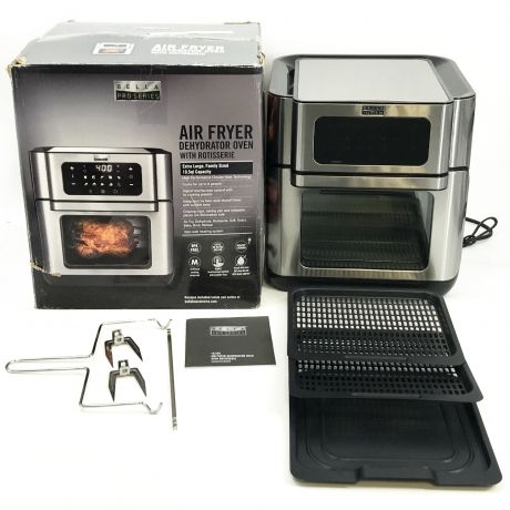 Bella - Pro Series 10.5 qt. Digital Air Fryer - Black/Stainless Steel