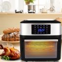 Lowestbest Electric Hot Air Fryers Oven, Air Fryer Oil-Free, 1800W 16L Air Deep Fryer, 8 Presets Electric Air Fryer, Oilless Cooker for Roasting, LED Touch Screen Control, Black