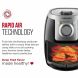 Chefman TurboFry 2 Liter Air Fryer with Adjustable Temperature Control, Black - 2