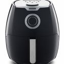 Elite Gourmet XL Deluxe 7qt Air Fryer with Adjustable Timer and Temperature, Black