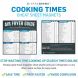 Air Fryer Cheat Sheet Cooking Times Chart Magnet Accessories for Refrigerator - 1