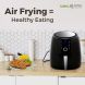 Simple Living 5.8qt Digital XXL Air Fryer. 3 Piece Accessory Set & Recipe Book. 8 Preset Cooking Functions, Keep Warm Function & Advanced Memory Control Feature (XXL) - 1