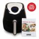 Magic ChefÂ® 3.7 Quart Digital Air Fryer, Healthy Cooking, Dishwasher Safe Basket with Free Recipe Book - Black - 2