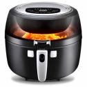 NutriChef PKAIRFR75 - Countertop Oven Air Fry Cooker - Healthy Kitchen Air Fryer Convection Cooking
