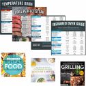Infrared Convection Cheat Sheet Accessories with Temperatures & Cooking Times Magnets