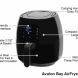 Avalon Bay 3.7 Qt. Capacity Oil Free Air Fryer, Black - 3