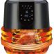 Emerald Air Fryer 5.2 Liter Capacity w/ Digital LED Touch Display & Slide out Pan/Detachable Basket 1800 Watts (1807) - 3