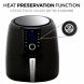 Simple Living 5.8qt Digital XXL Air Fryer. 3 Piece Accessory Set & Recipe Book. 8 Preset Cooking Functions, Keep Warm Function & Advanced Memory Control Feature (XXL) - 1