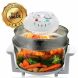 Megachef Multipurpose Countertop 14.25 Inch Halogen Oven Air Fryer in White - 0