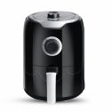 110V 1000W  Balck Stainless Steel  Air Fryer Cooker 2L Capacity Adjustable Temperature Control