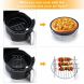 Keenso 5 in 1 Multifunctional Air Fryer Accessories Set Kit Parts Metal Holder Skewer Rack Cake Barrel,  Air Fryer Accessories Kit, Multifunctional Air Fryer Accessories - 3