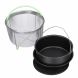 4Pcs 8'' Air Fryer Oven Accessories Steamer Basket Set For Philips 4.2-6.8QT - 2