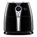 Chefman RJ38-P1 - Hot air fryer - 2.6 qt - black/stainless steel - 0