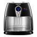Chefman RJ38-P1 - Hot air fryer - 2.6 qt - black/stainless steel - 1