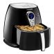 Chefman RJ38-P1 - Hot air fryer - 2.6 qt - black/stainless steel - 2
