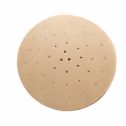 100 Pcs Unbleached Air Fryer Paper Round Perforated Steaming Paper Bamboo Steamer Liners Non-stick Steamer Mat;Unbleached Air Fryer Paper Round Perforated Steaming Paper
