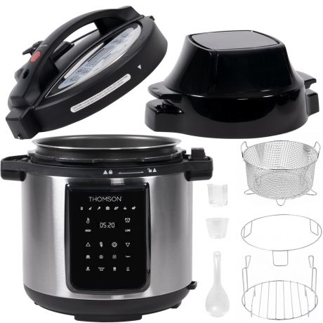 Thomson 9-in-1 Pressure, Slow Cooker, Air Fryer and More, with 6 Liter ...