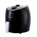 Ovente Electric Air Fryer with 3.2 Quarts Non-Stick Frying Basket & Grill Pan, 30 Minute Timer, High-Speed Air Circulation Technology, 1300 Watts Power for Fry, Bake, and Grill, Black (FAM11320B)