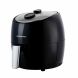 Ovente Electric Air Fryer with 3.2 Quarts Non-Stick Frying Basket & Grill Pan, 30 Minute Timer, High-Speed Air Circulation Technology, 1300 Watts Power for Fry, Bake, and Grill, Black (FAM11320B) - 0
