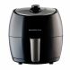 Ovente Electric Air Fryer with 3.2 Quarts Non-Stick Frying Basket & Grill Pan, 30 Minute Timer, High-Speed Air Circulation Technology, 1300 Watts Power for Fry, Bake, and Grill, Black (FAM11320B) - 2