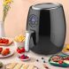 Homeleader Air Fryer 6-in-1 3.6 Quart Air Fryer 1350-Watt Electric Hot Air Fryers Oven & Oilless Cooker for Roasting, LCD Digital Touchscreen with 6 Presets, Nonstick Basket - 2