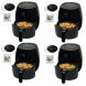 Avalon Bay Air Fryer Digital Display Stainless Steel Healthy Appliance (4 Pack) - 0