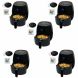 Avalon Bay Air Fryer Digital Display Stainless Steel Healthy Appliance (5 Pack) - 0