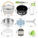 ODOMY 12IN1 Household Kitchen High Quality Durable Air Fryer Cake Barrel Food Separator Accessories - 2