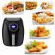 1400 W Touch Screen Timer & Temperature Control Electric Air Fryer - 1