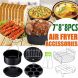 7â€œ 8â€ 8pcs/Set of Air Fryer Accessories for Phillips Gowise and Cozyna,Cooking Accessories for Cake Pizza Barbecue - 0