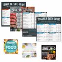 Toaster Oven Cheat Sheet Cooking Times Chart Magnet Accessories & Temperature Guide