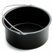 SHIYAO 6/7/8 inch Nonstick Cake Bucket Baking Baking Pan Oven Frying Basket Air Fryer Accessories French Fries Basket - 0