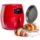 Deco Chef 5.8QT Digital Electric Air Fryer with Accessories and Cookbook- Air Frying, Roasting, Baking, Crisping, and Reheating for Healthier and Faster Cooking (Red) - 3