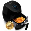 MegaChef 3.5 Quart Airfryer And Multicooker With 7 Preprogrammed Settings in Sleek Black
