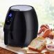 1500 W 4.8 Quart Electric LCD Touch Screen Timer Air Fryer - Black - 1