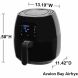 Avalon Bay Air Fryer Digital Display Stainless Steel Healthy Appliance (2 Pack) - 2