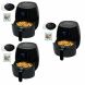 Avalon Bay Air Fryer Digital Display Stainless Steel Healthy Appliance (3 Pack) - 0